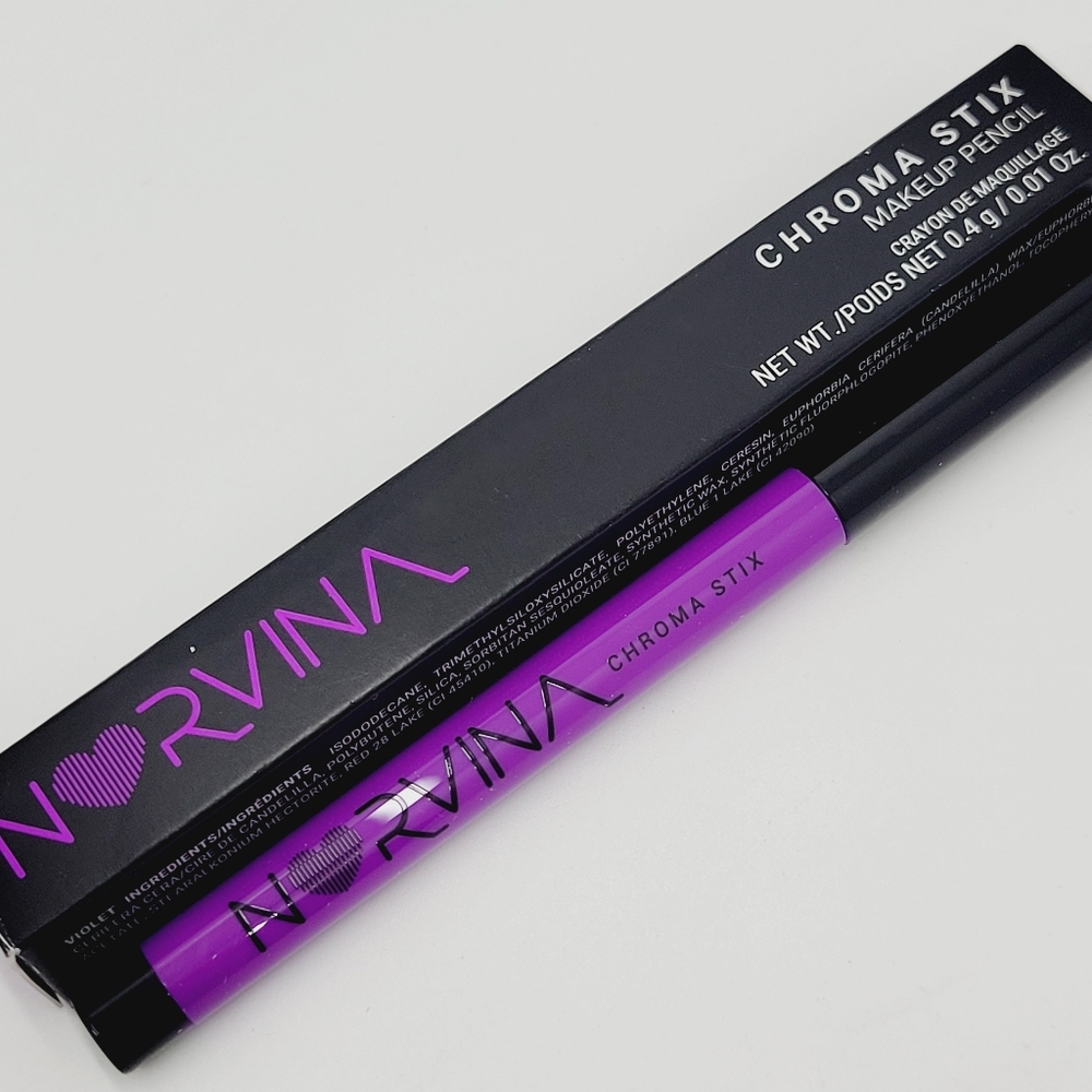 Anastasia Beverly Hills Norvina Chroma Stix Eyeliner Violet Brand New In Box